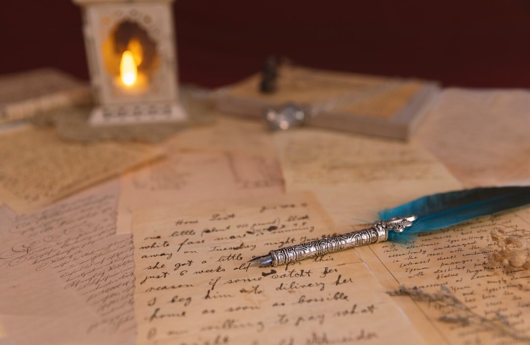 mystery author writing